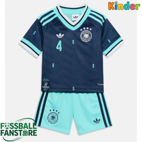 Deutschland Jonathan Tah #4 Replik Auswärtstrikot Kinder WM 2026 Kurzarm (+ Kurze Hosen)